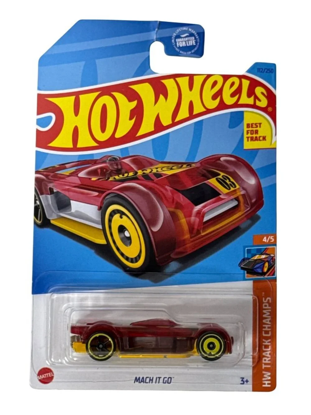 Hot Wheels Mach It Go HW Track Champs 4/5 Diecast Car 1:64 New